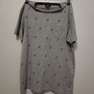 Gray Graphic Men's Shirt